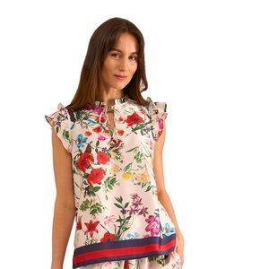Vince Camuto Multicolor Floral Blouse